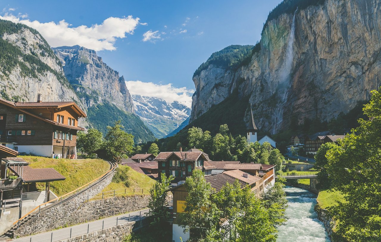 Lauterbrunnental in den Schweizer Alpen